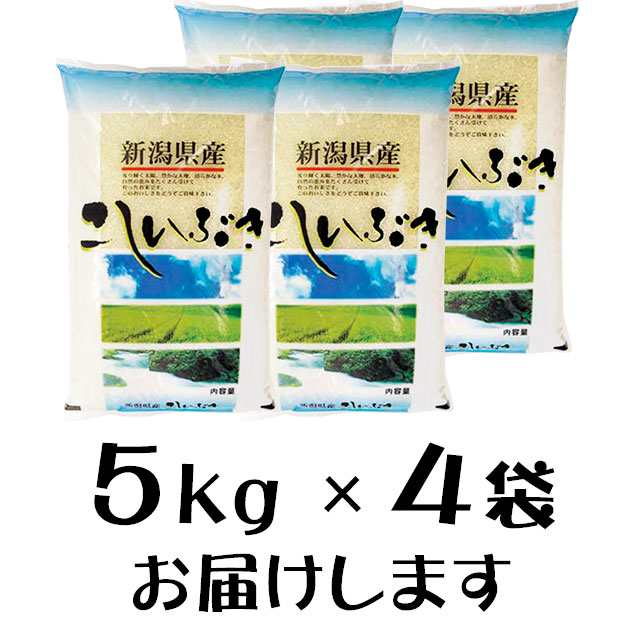 米　20キロ　マーケット　送料無料　令和5年　PAY　PAY　20kg　こしいぶき　お米　PAY　au　の通販はau　新潟おこめ市場　（5キロ×4袋）　※沖縄送料＋2,200円】　マーケット－通販サイト　au　【送料無料　20kg　精米　令和5年産】新潟県産　マーケット店