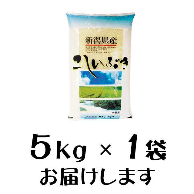 令和6年産】新潟県産 こしいぶき 5kg （5キロ×1袋） 【送料無料