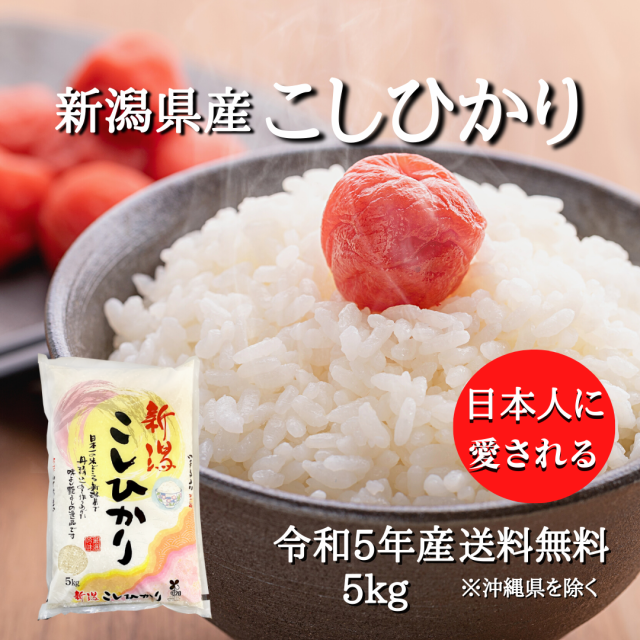 令和5年度産 新潟こしひかり 10kg(5kg×2袋) 特別栽培米 - 米・雑穀・粉類