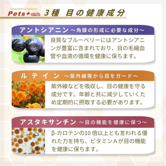 視界 が気になる愛犬へ 犬用 サプリメント ペッツプラス プレミアム