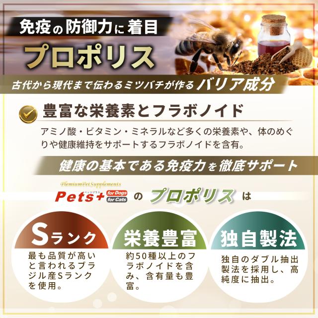 ペッツプラス プレミアムアイ 猫 目 サプリ アイケア 瞳 健康維持 シニア猫 国産 無添加 獣医師監修 ブルーベリー ルテイン アントシアニン プロポリス 猫用サプリメント_4