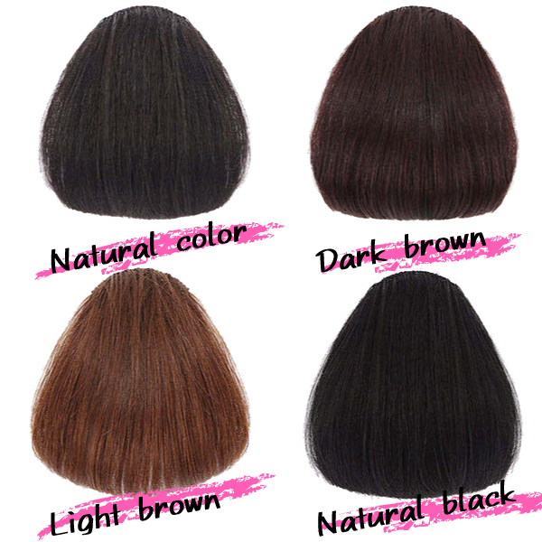 前髪ウィッグ ブラック ブラウン 黒色 茶色 かつら つけ毛 つけ髪 エクステ レディース 部分 ポイント ふかし つむじ 自然の通販はau Pay マーケット Mirai