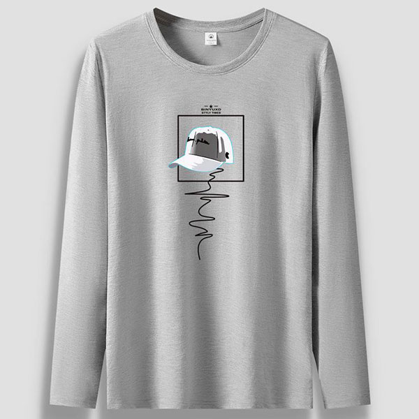 デザイン 長袖 Tシャツ カットソー メンズ ロンt プリントtシャツ インナー ラウンドネック シンプル イラスト シャツ 春 秋 秋服 の通販はau Pay マーケット Mirai