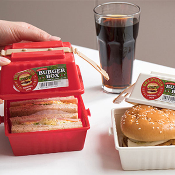 ハンバーガーボックス サンドイッチケース ランチボックス お弁当箱 1段 おしゃれ ピクニック キャンプの通販はau Pay マーケット Mirai ハンバーガーボックス サンドイッチケース ランチボックス お弁当箱 1段 おしゃれ ピクニック キャンプの通販はau Pay マーケット Mirai