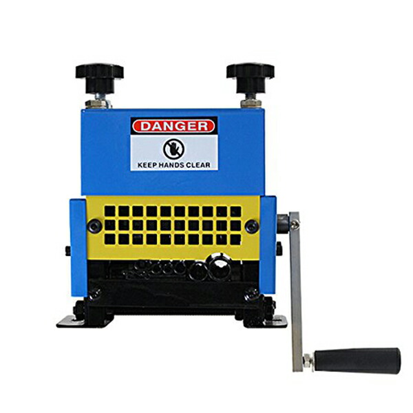 手動電線皮剥き機 1.5mm〜18mm 青 ブルー blue ケース付き ワイヤー