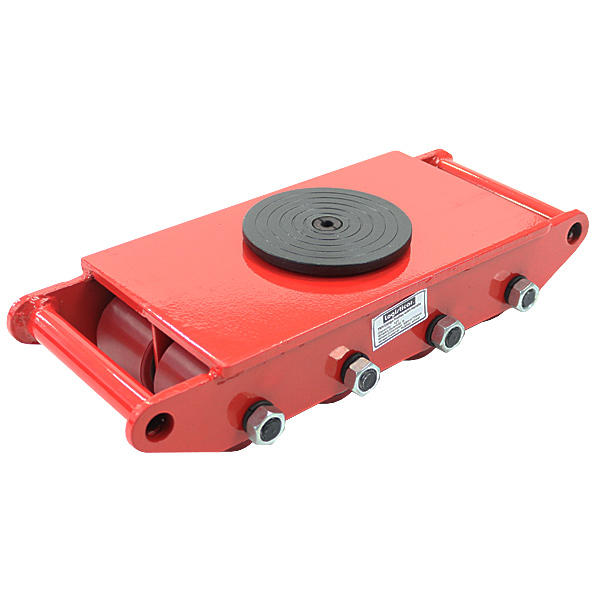 マシンローラー 耐荷重約12t ポリウレタン製ホイール 1台 単品 360° ターンテーブル 回転台 運搬ローラー 運搬マシンローラー 重量物 低床 ポーター 赤 コロ車 ウレタンローラー 搬入 搬出 運搬車 台車 キャリー マシーン ローラー 引越 RED レッド roller12tp1の通販は台車・リヤカー