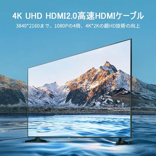 hdmiケーブル テレビ TV tvケーブル HDMIケーブル 長さ1m 4k対応 3D イーサネット対応ハイスピード ケーブル HDMIケーブル  新生活 送料の通販はau PAY マーケット - 大良商店