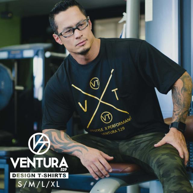 ｔシャツ Ventura 529 トレーニングウェア メンズ レディース 半袖 黒 ブラック ウェア トップス カジュアル ストリート トレーニング 大の通販はau Pay マーケット フィジカルデザイン