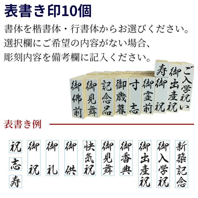 達筆名人 慶弔 コンプリートBOX スタンプ ゴム印 オーダー 名前 おなまえ 定規 スタンプ台付き_4