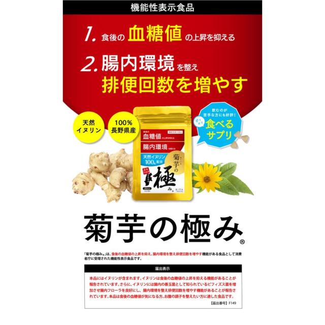 母の日 父の日 プレゼント ギフト 21 実用的 菊芋サプリ 血糖値 便秘改善 お試し イヌリン 健康 美容 腸内環境 短鎖脂肪酸 腸活 機能性の通販はau Pay マーケット リタヘルス