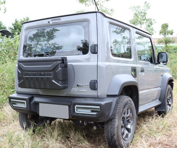 Jimny　ジムニーシエラ JB74w リアキャリア ボックス バックパック 工具箱 シエラ スペアタイヤレス カスタム 背面_3