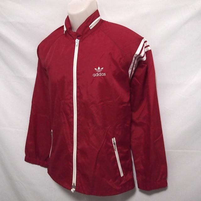 古着 Adidas アディダス メンズm デサント製 フルジップ ナイロン ウインドブレーカージャケット フード収納 スポーツ レッド Ads 0の通販はau Pay マーケット リサイクルスポーツ