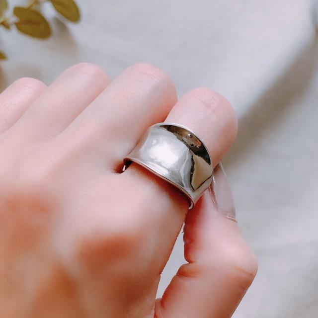 送料無料 指輪 レディース オープンワイド シルバーリング S925 Sv925 アクセサリー おしゃれ シンプルの通販はau Pay マーケット Lune Au Pay マーケット店
