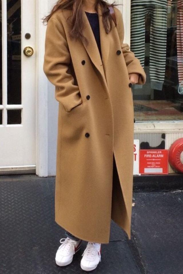 ロングチェスターコート シンプル キレイめ 防寒 大人女子 レディースアウター カジュアル エレガント 無地 秋冬 ブラック カーキの通販はau Pay マーケット ウッディーベース４号店