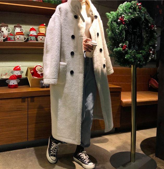 ムートンコート ボアコート ロングコート ミモレ丈 モコモコ 立襟 ダブルボタン 防寒 暖かい 大人可愛い カジュアル お出掛け 秋冬 の通販はau Pay マーケット ウッディーベース４号店