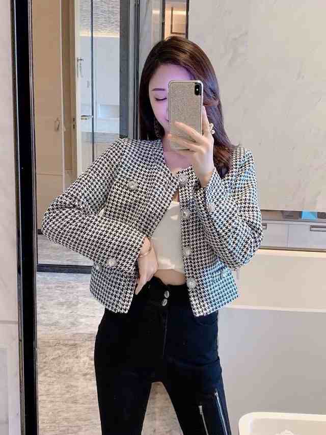 ノーカラージャケット 羽織 ショート丈 千鳥格子 パールボタン オシャレ カジュアル ナチュラル 春秋 お出掛け 通勤 デート 小柄さんの通販はau PAY マーケット - ウッディーベース4号店 ノーカラージャケット 羽織 ショート丈 千鳥格子 パールボタン オシャレ カジュアル ナチュラル 春秋 お出掛け 通勤 デート 小柄さんの通販はau PAY マーケット - ウッディーベース4号店
