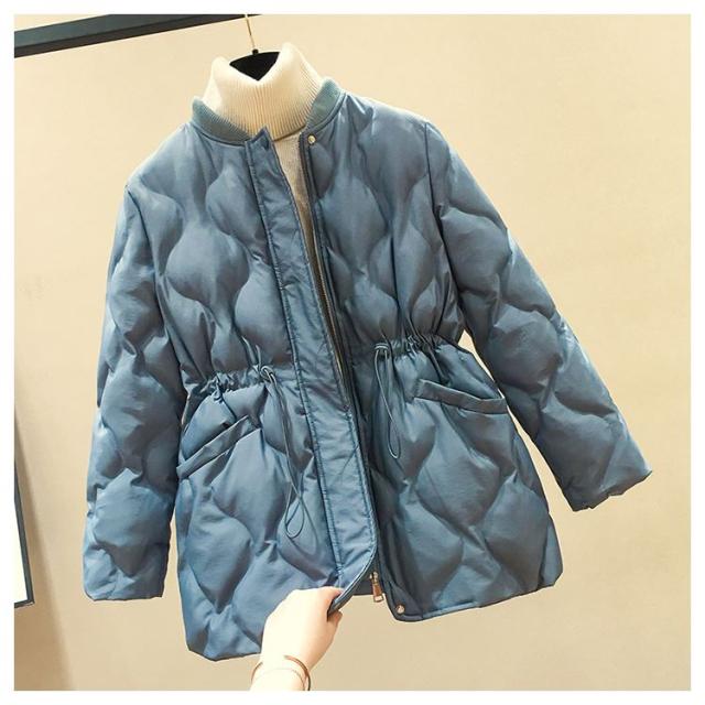コート ゆったり 厚手 ジッパー付き キルティング レディースアウター ジャケット ウエスト絞り ミディアム カジュアル フォーマル ホワの通販はau Pay マーケット ウッディーベース４号店