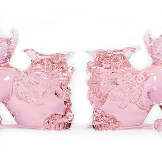 ꫛꫀꪝ✧‧˚シーグラスアート「ローズ」薔薇＆ピンキーリング　赤　レアカラー　置物 ꫛꫀꪝ✧‧˚シーグラスアート「ローズ」薔薇＆ピンキーリング 赤