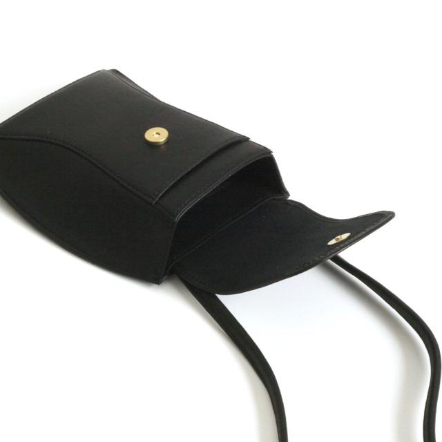 mnoi（ムノイ） / Ar bag　-black-  ショルダーバッグ -ブラック