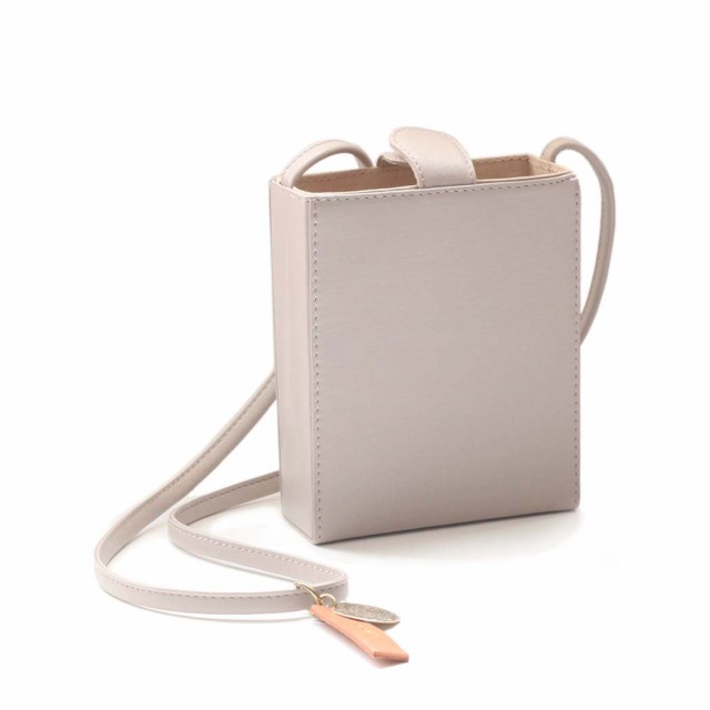 mnoi(ムノイ) / Box bag -pink gray- ボックス ショルダーバッグ -ピンクグレーの通販は