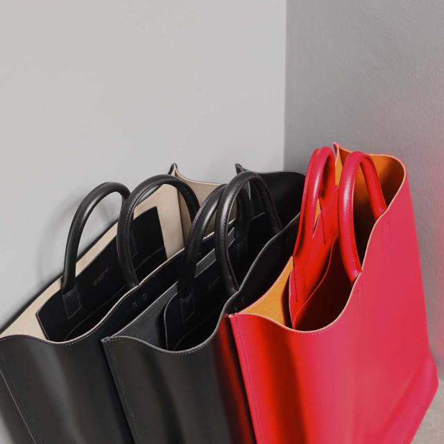 COURTNEY ORLA (コートニーオーラ) CURVE TOTE l レッド/キャメル CRV22FPV014003RD/CAM トートバッグ 大容量 A4 赤 シンプル 無地 鞄 ビジネス 通勤 仕事 【FES10】_7