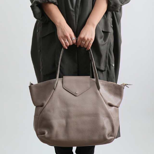 Ense（アンサ） / flap tote M レザー フラップ トートバッグ M