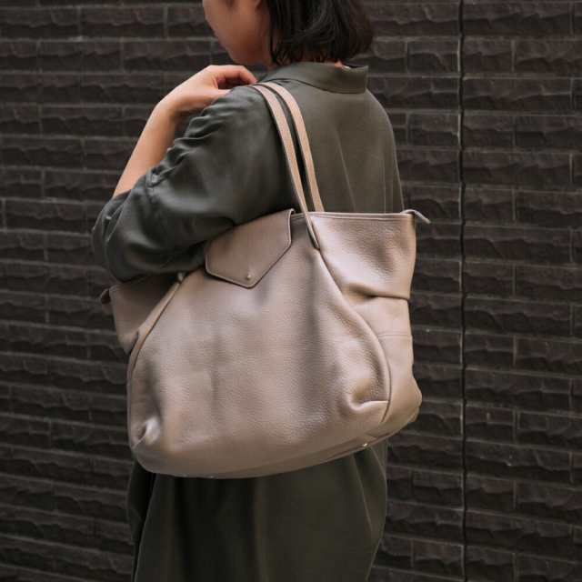 Ense（アンサ） / flap tote M レザー フラップ トートバッグ M