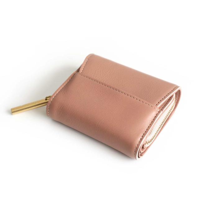 Ense（アンサ） / mini wallet ew126 ラウンドジッパー ミニ ウォレット ベージュの通販は 16,280円