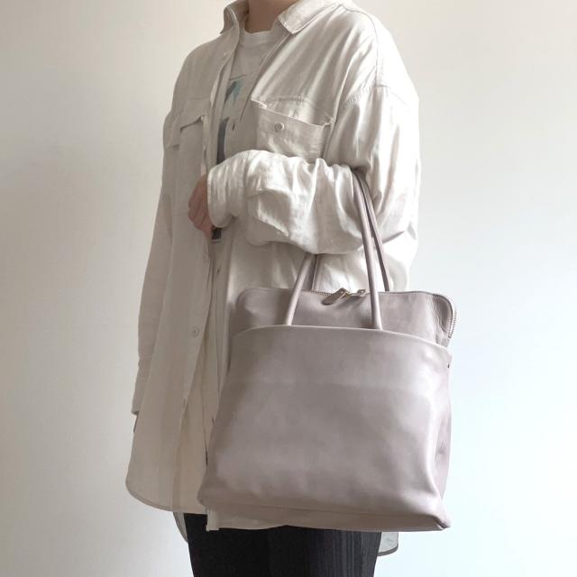 Ense (アンサ) / pens357 telescopic トート & ショルダーバッグ - グレージュ_7