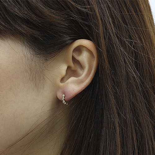 イロンデール 18kダイヤ フックピアス イロンデール 18kダイヤ フック