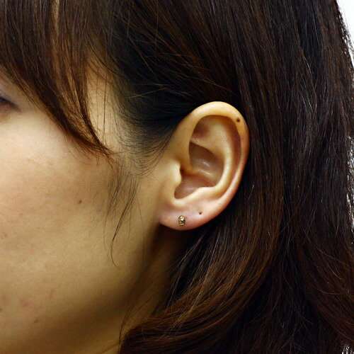 イロンデール エペパン hirondelle et pepin / k18 h-p-8-2-155 スカルピアス - ダイヤ  （両耳タイプ） レディース ギフト プレゼント アクセサリー ジュエリー 20代 30代 40代 50代_2