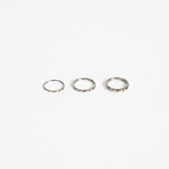 イロンデール エペパン hirondelle et pepin / pt pr-64 ドット リング コンビ S レディース 指輪 ギフト プレゼント 記念日 アクセサリー ジュエリー 20代 30代 40代 50代_4