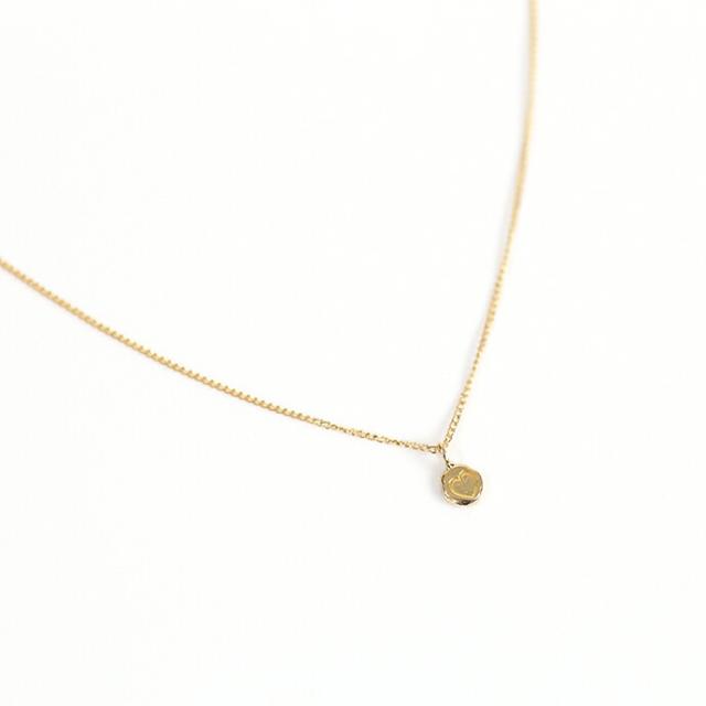 イロンデール エペパン hirondelle et pepin / k18 hn-474 ハートスタンプ ネックレス レディース ギフト プレゼント アクセサリー ジュエリー 20代 30代 40代 50代_3