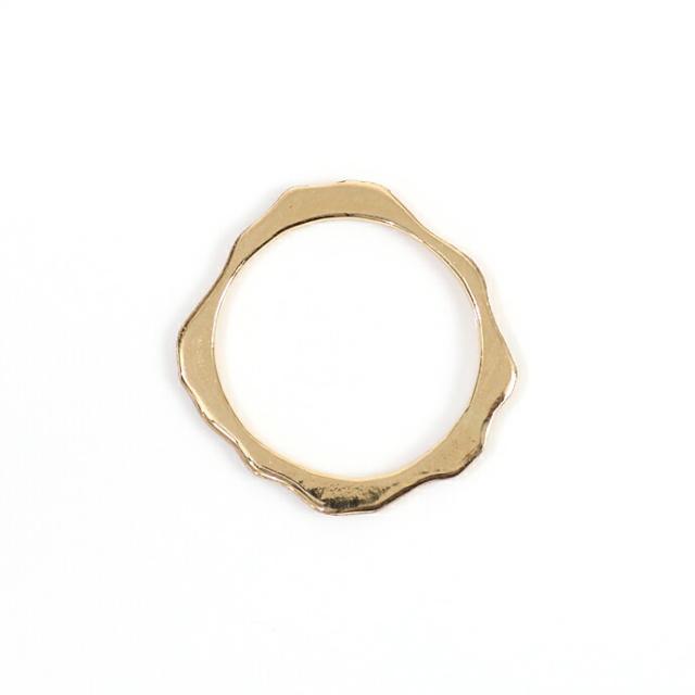 イロンデール エペパン hirondelle et pepin / k18 hr-485 アメーバ リング L レディース 指輪 ギフト プレゼント 記念日 アクセサリー ジュエリー 20代 30代 40代 50代の通販は