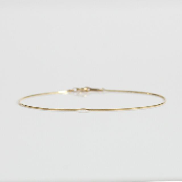 イロンデール エペパン hirondelle et pepin / k18 hv-197-17w 極細スネークチェーンブレスレット レディース ギフト プレゼント ブレスレット アクセサリー ジュエリー 20代 30代 40代 50代の通販は