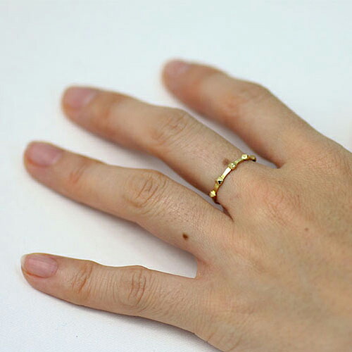 イロンデール エペパン hirondelle et pepin / hr-9s-253 k18 スタッズリング M レディース 指輪 ギフト プレゼント 記念日 アクセサリー ジュエリー 20代 30代 40代 50代_2