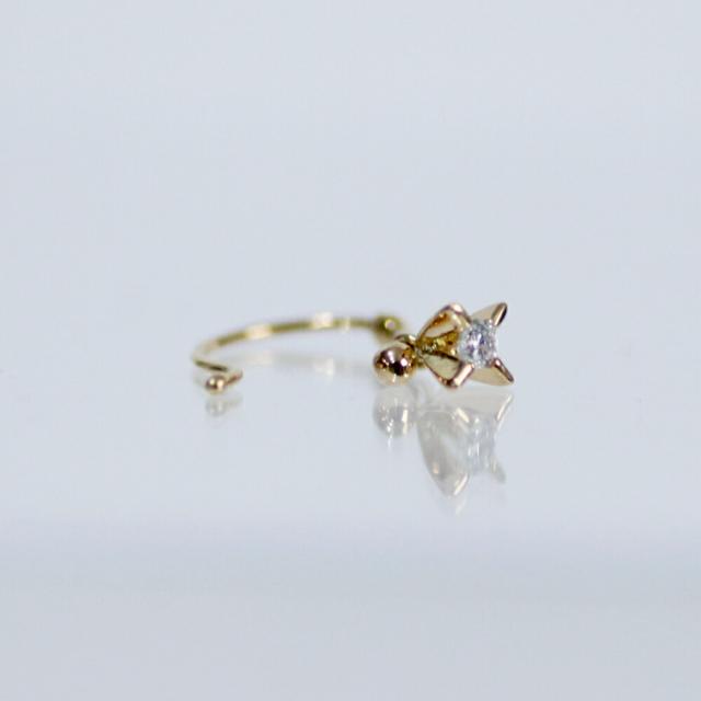 イロンデール 18kダイヤ フックピアス