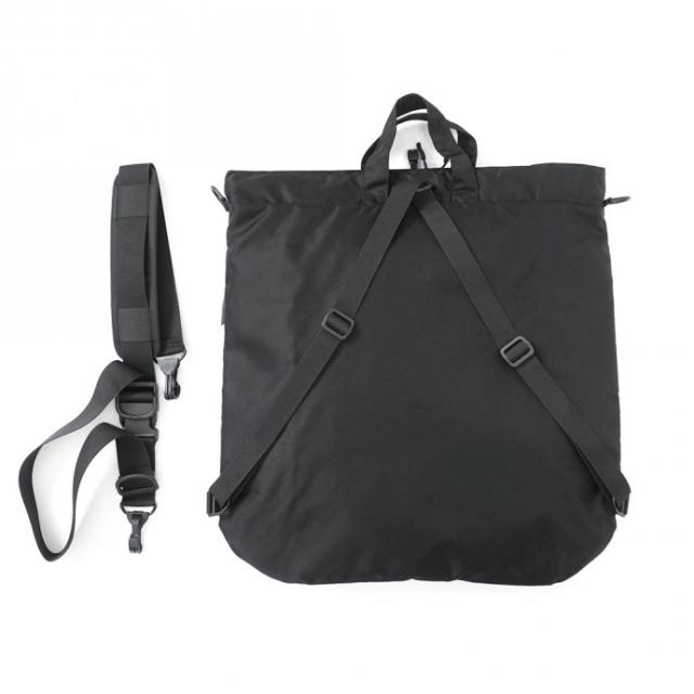 bagjack / メンズ バッグ 黒 メッセンジャーバッグ ショルダー 3way Helmet Bag - Nipo Black 01443 バッグジャック ヘルメットバッグ ブラック あす楽 送料無料_1