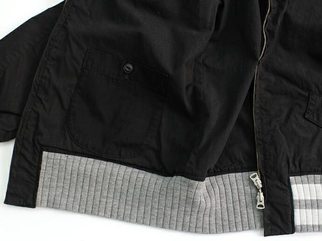 Hexico(ヘキシコ) /  Deformer Blouson Border Rib ex. CN Weather リメイクスイングトップ【送料無料】_1