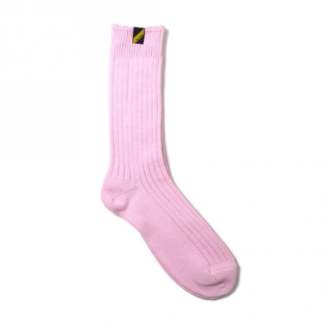 Trad Marks トラッドマークス / Old Rib Socks lite オールドリブソックスライト - Baby Pink ベビーピンク あす楽 即日発送 即納