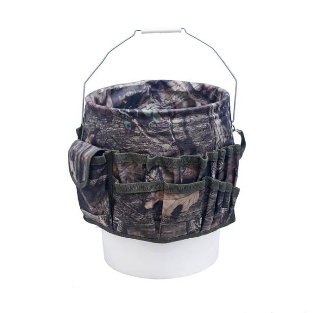 Bucket Boss Mossy Oak Camo Bucketeer バケットボス バケッター30 カモ バケツオーガナイザー バケツ インテリア 掃除グッズ ゴミ箱 雑貨 USA プチギフト プレゼント お祝い 贈り物 ポイント 消化 買いまわり 5ガロン バケツ
