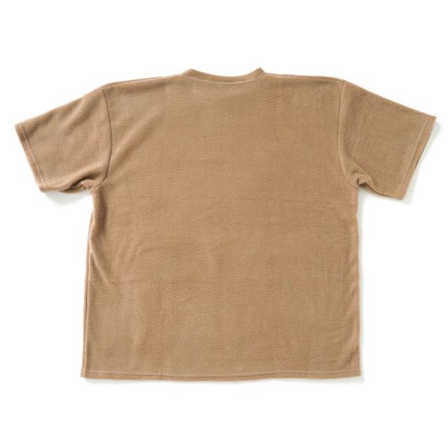 SMOKE T ONE / THE ONE MORKSKIN POLAR FLEECE TEE フリース半袖Tシャツ - Khaki カーキ 中古メンズ PACIFIC パシフィック ARON MAIDEN HOLY SMOKE T