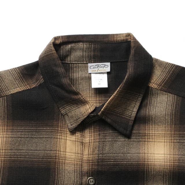 CalTop（キャルトップ） / 2000 オンブレチェック L/Sシャツ - Brown/Khaki ブラウン×カーキ_3