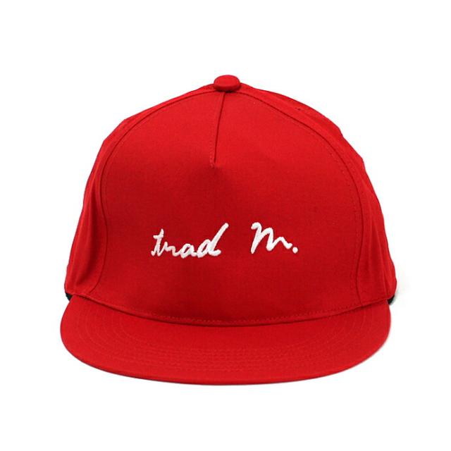 Trad Marks / trad m. Signature Logo Cap - Red シグネチャーロゴキャップ レッド 即日発送 即納