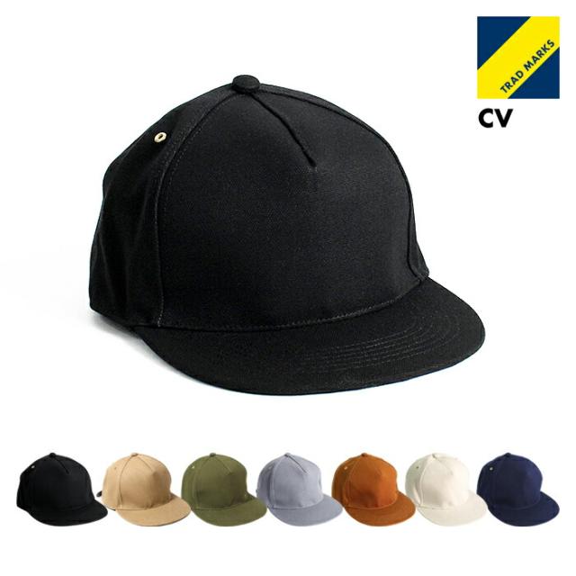 Trad Marks / Basic Cap CV トラッドマークス ベーシックキャップ キャンバス ブラック ネイビー チャコール ブラウン 生成 エクリュ オリーブ ベージュ ブルーグレー 即日発送 即納の通販は 9,900円
