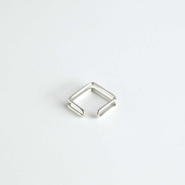 siki (シキ) / SQ-EC01-SV スクエアライン イヤーカフ - シルバーの通販は 5,610円