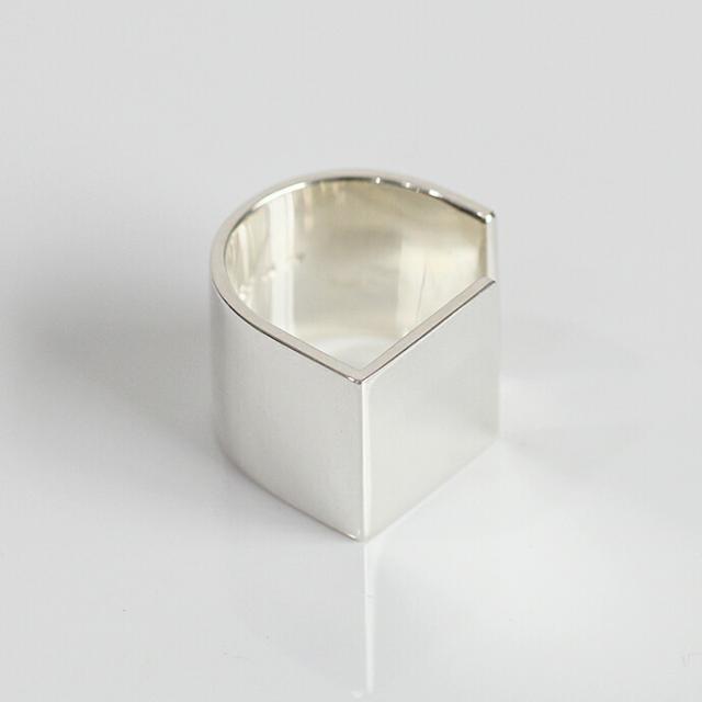 su（スウ） / ujrgbk02 Ujoh × SU シルバーリング - ワイド レディース 指輪 記念日 ギフト プレゼント アクセサリー ジュエリー 20代 30代 40代 50代 60代