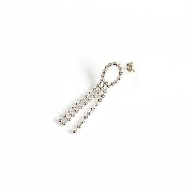 su（スウ） / dtea0301sv DOT シルバーボールチェーンピアス S (片耳タイプ) レディース ギフト プレゼント アクセサリー ジュエリー 20代 30代 40代 50代 60代