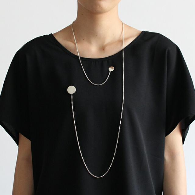 su（スウ） / ocisvncdc02 ORCI シルバーライン ディスクネックレス レディース ギフト プレゼント アクセサリー ジュエリー 20代 30代 40代 50代 60代