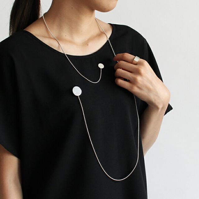 su（スウ） / ocisvncdc02 ORCI シルバーライン ディスクネックレス レディース ギフト プレゼント アクセサリー ジュエリー 20代 30代 40代 50代 60代_6